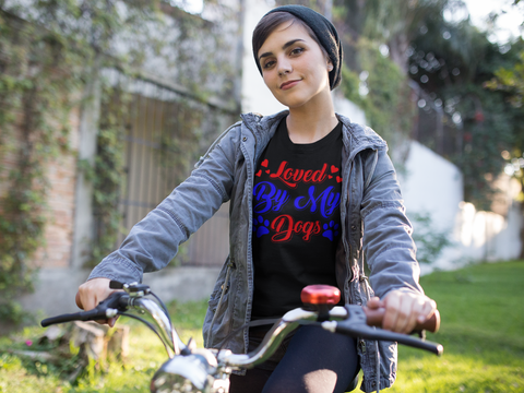 Image of Loved by My Dogs - Cotton T-Shirt