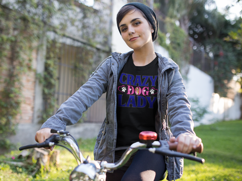 Image of Crazy Dog Lady - Cotton T-Shirt