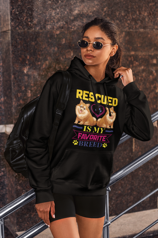 Image of Rescued Is My Favorite Breed - Hoodie