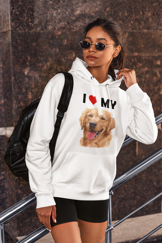 Image of I Love My Golden Retriever - Hoodie