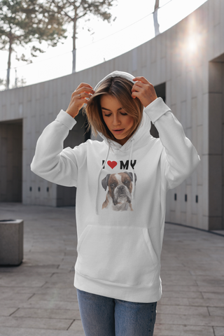 Image of I Love My Boxer - Hoodie