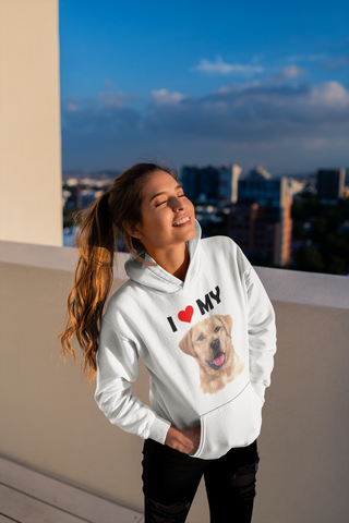 Image of I Love My Yellow Labrador - Hoodie