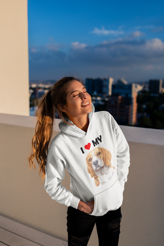 Image of I Love My Beagle - Hoodie