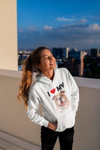 Image of I Love My Bulldog - Hoodie
