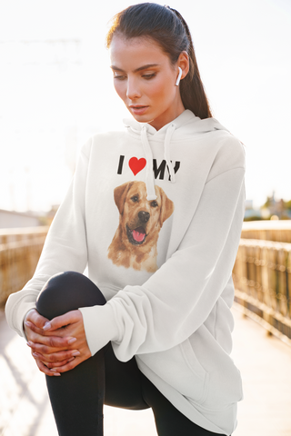 Image of I Love My Yellow Labrador - Hoodie
