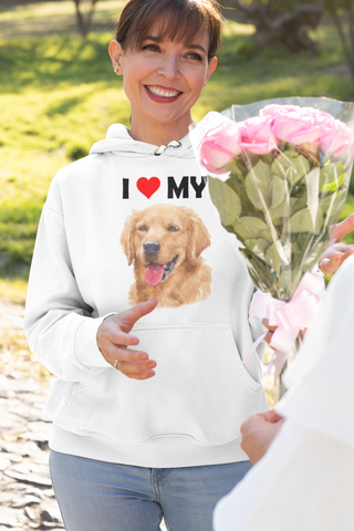 Image of I Love My Golden Retriever - Hoodie