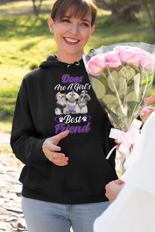 Image of Dogs Are a Girl's Best Friend - Hoodie