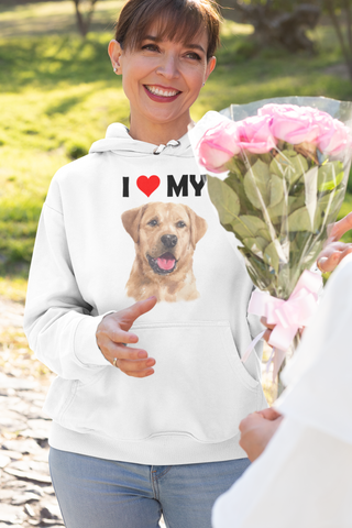 Image of I Love My Yellow Labrador - Hoodie