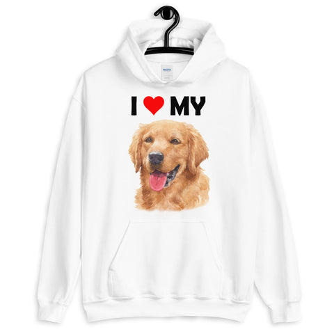 Image of I Love My Golden Retriever - Hoodie