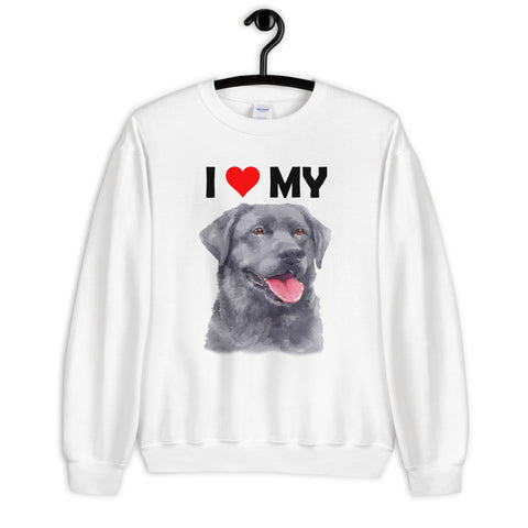 Image of I Love My Black Labrador - Sweatshirt