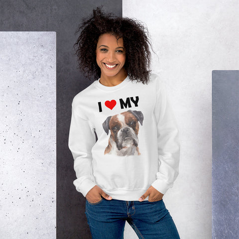 Image of I Love My Boxer - Sweatshirt