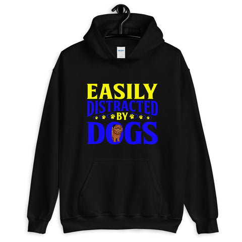 Image of Easily Distracted by Dogs - Hoodie