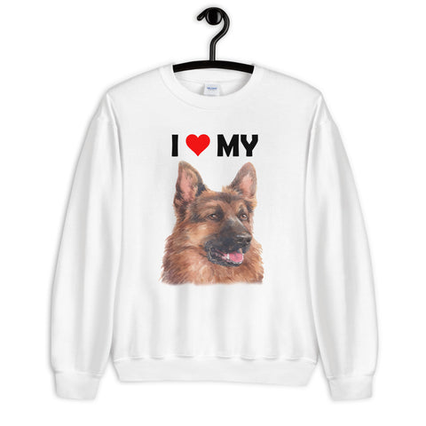 Image of I Love My German Shepherd - Sweatshirt