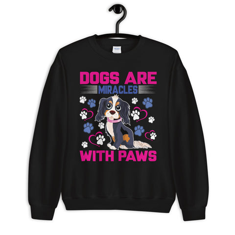 Image of Dogs Are Miracles With Paws - Sweatshirt