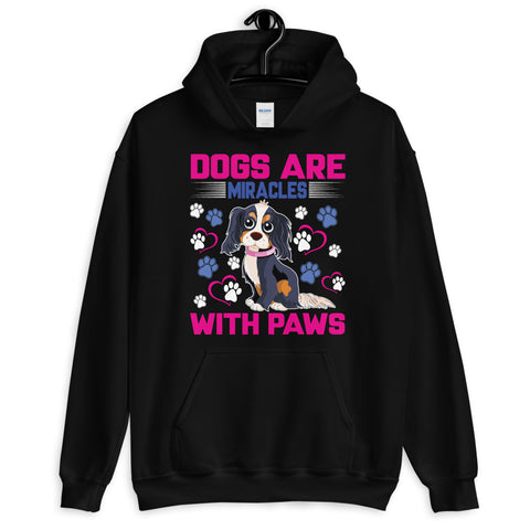 Image of Dogs Are Miracles With Paws - Hoodie