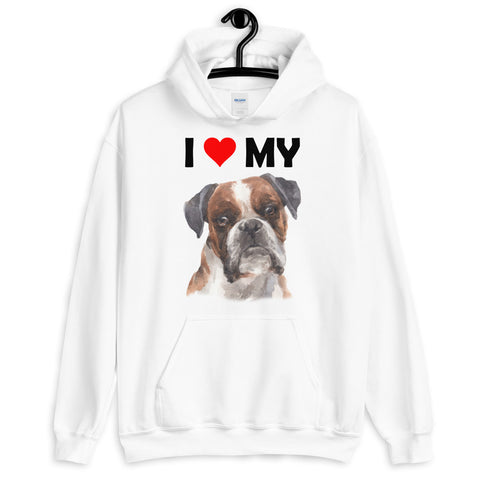 Image of I Love My Boxer - Hoodie