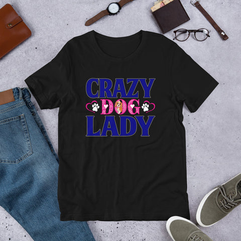 Image of Crazy Dog Lady - Cotton T-Shirt