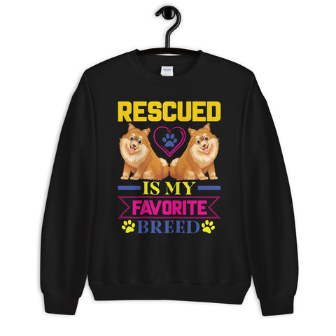 Image of Rescued Is My Favorite Breed - Sweatshirt
