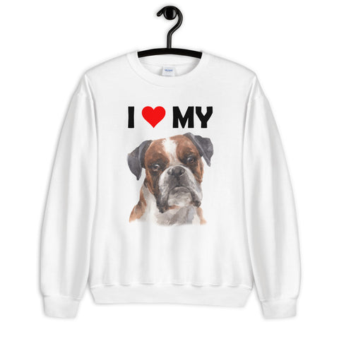 Image of I Love My Boxer - Sweatshirt