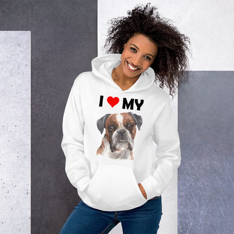 Image of I Love My Boxer - Hoodie