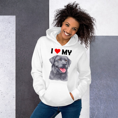 Image of I Love My Black Labrador - Hoodie