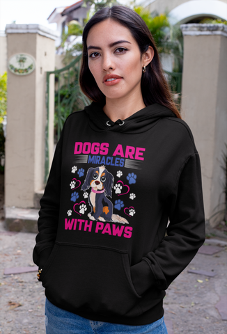 Image of Dogs Are Miracles With Paws - Hoodie