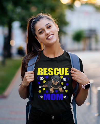 Image of Rescue Mom - Cotton T-Shirt