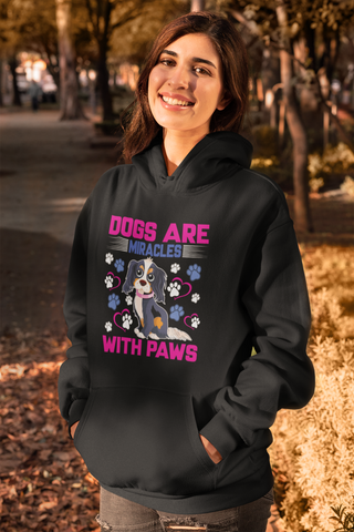 Image of Dogs Are Miracles With Paws - Hoodie