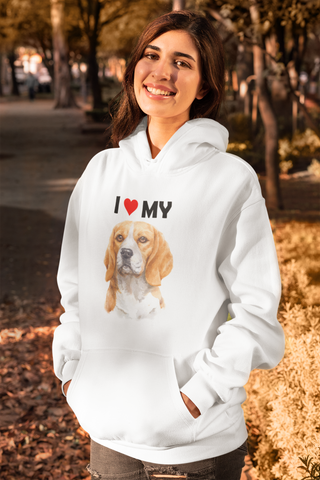 Image of I Love My Beagle - Hoodie