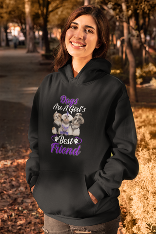 Image of Dogs Are a Girl's Best Friend - Hoodie