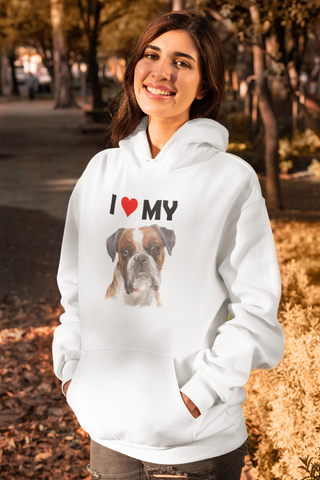 Image of I Love My Boxer - Hoodie
