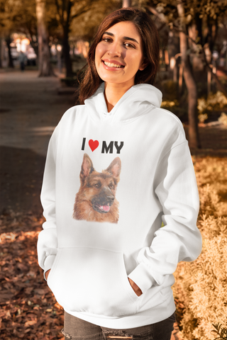 Image of I Love My German Shepherd - Hoodie
