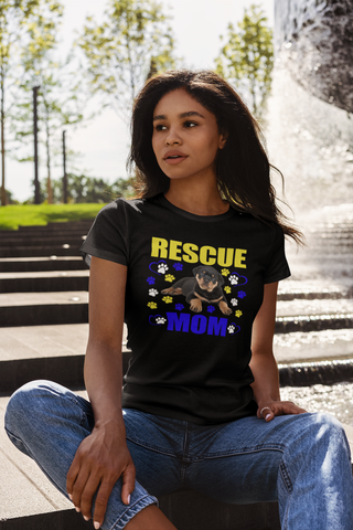 Image of Rescue Mom - Women's Cotton T-Shirt