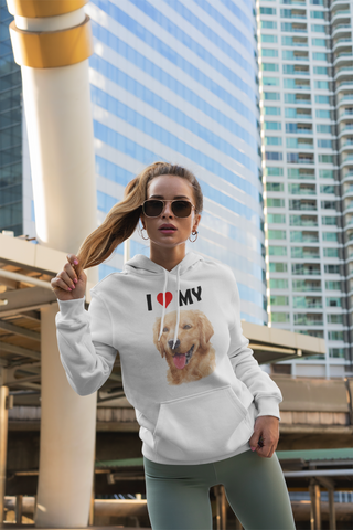Image of I Love My Golden Retriever - Hoodie
