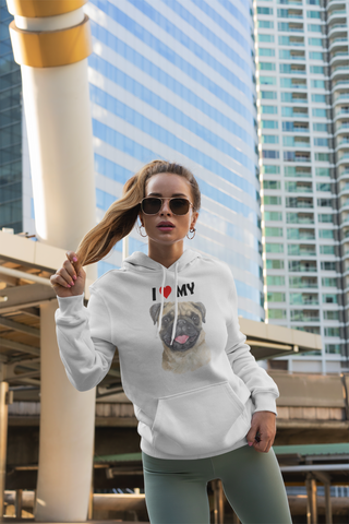 Image of I Love My Pug - Hoodie