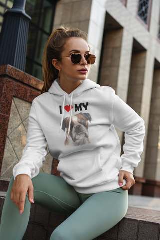 Image of I Love My Boxer - Hoodie