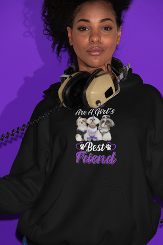 Image of Dogs Are a Girl's Best Friend - Hoodie