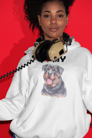 Image of I Love My Rottweiler - Hoodie