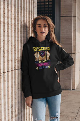 Image of Rescued Is My Favorite Breed - Hoodie