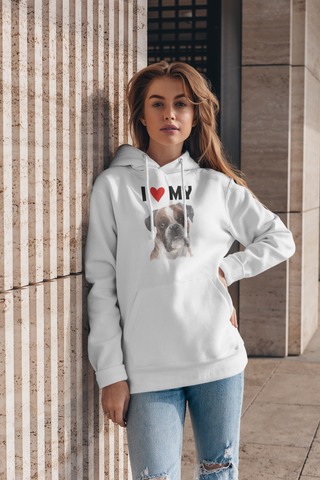 Image of I Love My Boxer - Hoodie
