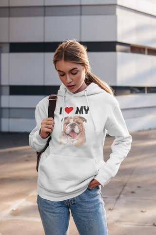 Image of I Love My Bulldog - Hoodie