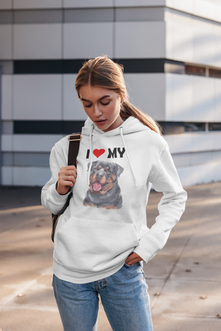 Image of I Love My Rottweiler - Hoodie