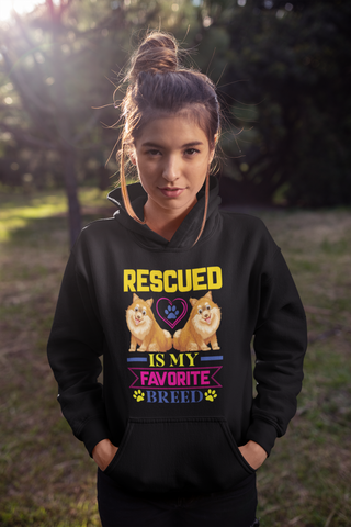 Image of Rescued Is My Favorite Breed - Hoodie