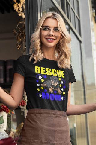 Image of Rescue Mom - Women's Cotton T-Shirt