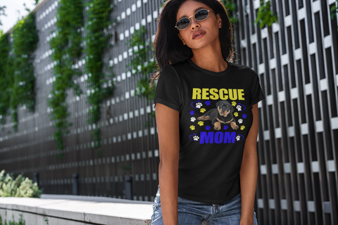 Image of Rescue Mom - Women's Cotton T-Shirt