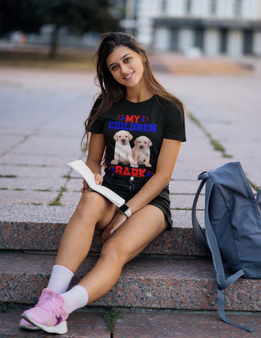 Image of My Children Bark - Cotton T-Shirt