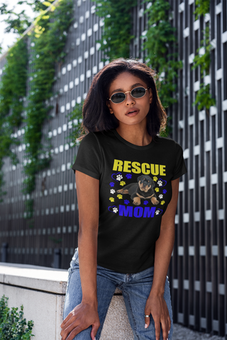 Image of Rescue Mom - Women's Cotton T-Shirt