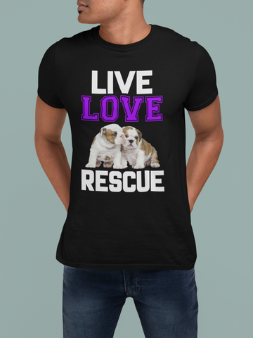 Image of Live Love Rescue - Cotton T-Shirt