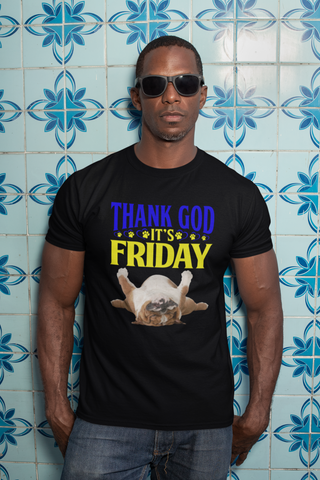 Image of Thank God It's Friday - Cotton T-Shirt