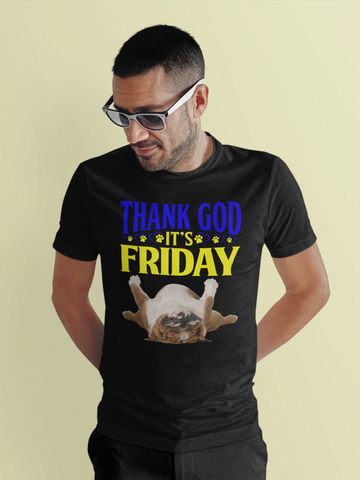 Image of Thank God It's Friday - Cotton T-Shirt